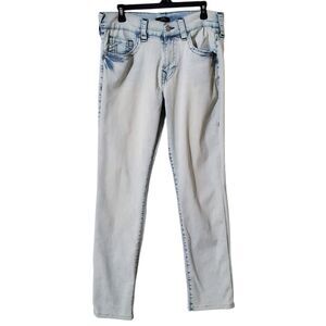 True Religion Ricky Relaxed Straight Jeans Size 33x34 Mens